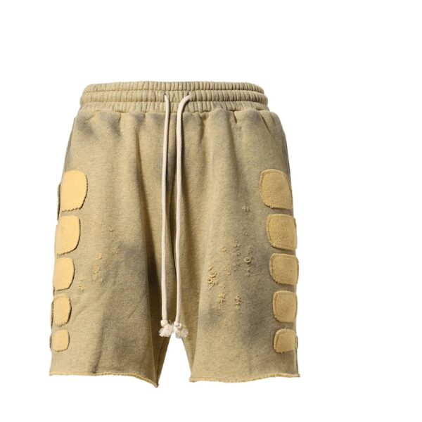 Satoshi Nakamoto Destroyed Patchwork Moto Short