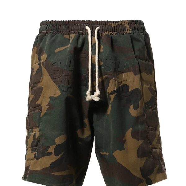 Satoshi Nakamoto Camo Moto Shorts Camo