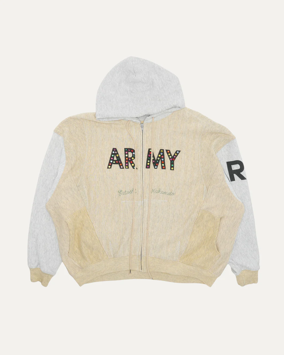 Satoshi Nakamoto Army Rhinestone Hoodie