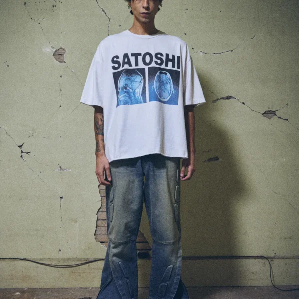 Satoshi Nakamoto A Lot On My Mind Oversized Tee