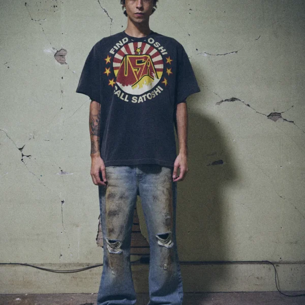 Satoshi Nakamoto Usa Tee