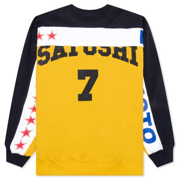 Satoshi Nakamoto Team Satoshi Crewneck Yellow/Black