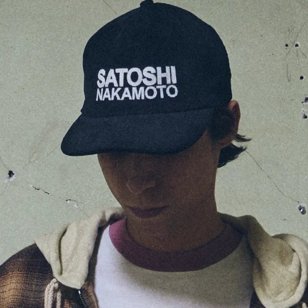 Satoshi Nakamoto Chainstitch Logo Hat